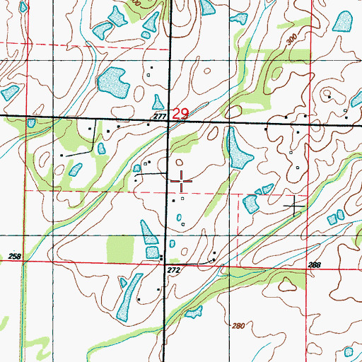 Topographic Map of Holiness Church, MS
