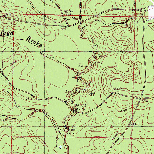 Topographic Map of Howard Reed Brake, MS