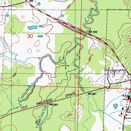 Topographic Map of Lena, MS