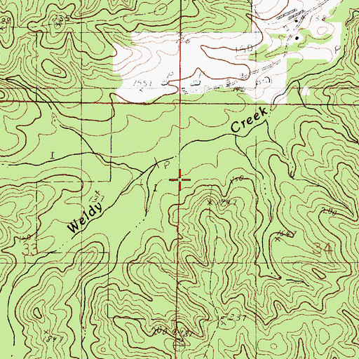 Topographic Map of Long Branch, MS