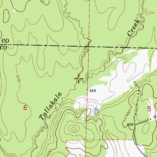 Topographic Map of Long Branch, MS
