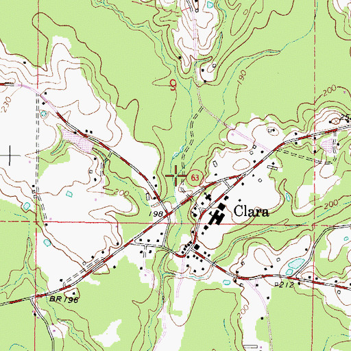 Topographic Map of Maynor Creek, MS