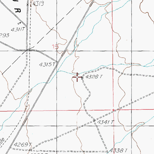 Topographic Map of Lease Windmill, AZ