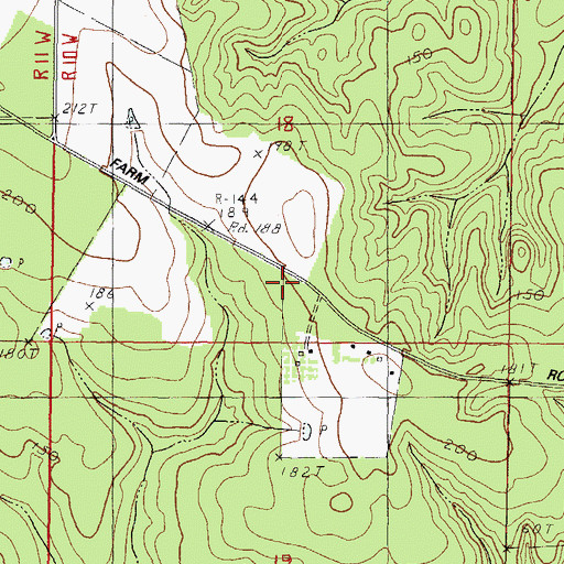 Topographic Map of Morris Hill Church, MS
