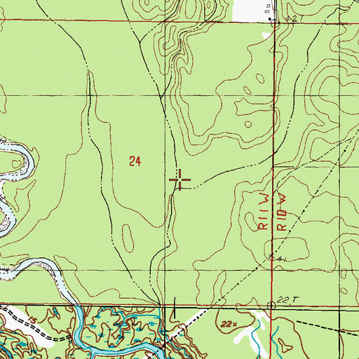 Topographic Map of Picayune Creek, MS
