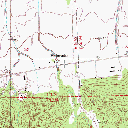 Topographic Map of Pleasant Valley Church, MS