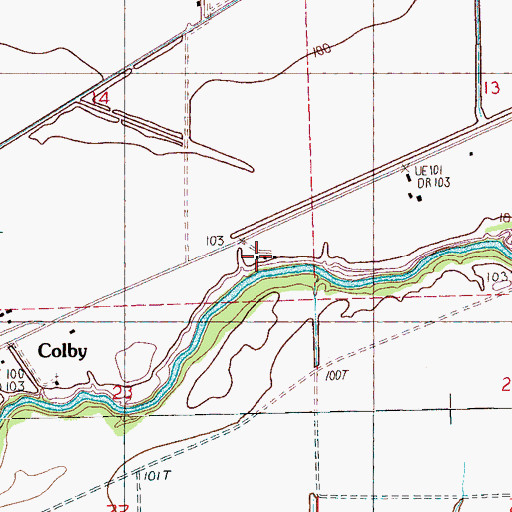Topographic Map of Prices Chapel, MS