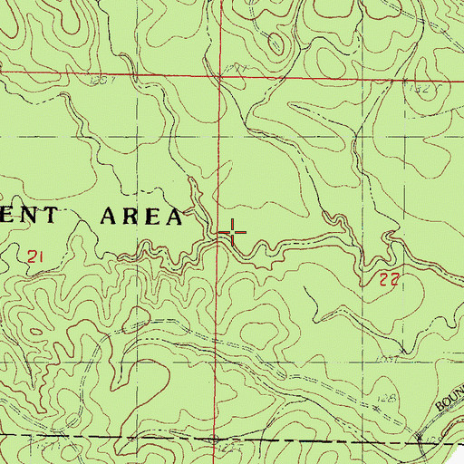 Topographic Map of Race Path Branch, MS