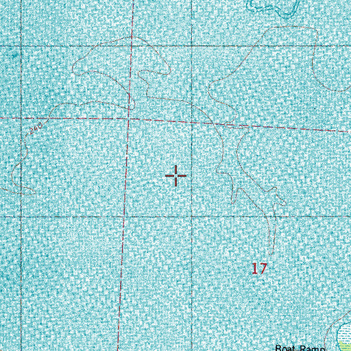 Topographic Map of Sardis Lake, MS