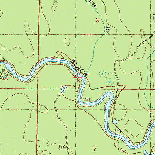 Topographic Map of Stillhouse Branch, MS