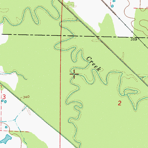 Topographic Map of Tallabogue, MS