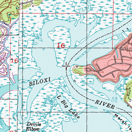 Topographic Map of Tchoutacabouffa River, MS