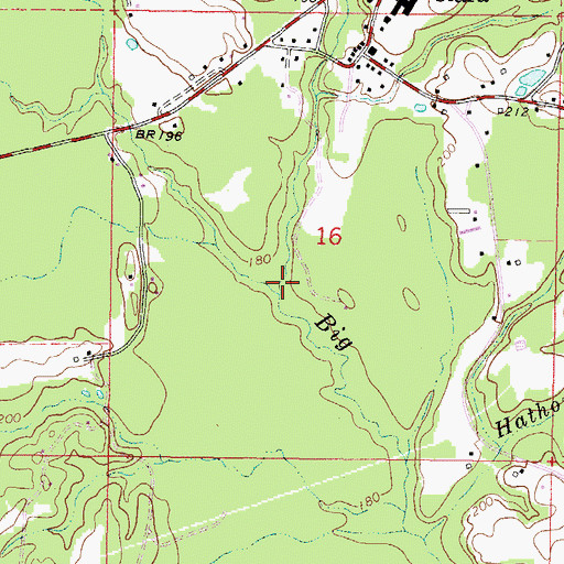 Topographic Map of Turkey Creek, MS