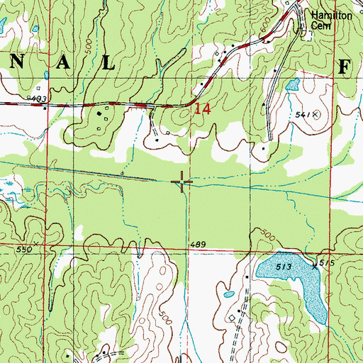 Topographic Map of Turkey Creek, MS