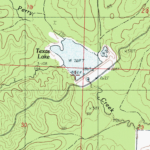 Topographic Map of Y-19c-3 Dam, MS