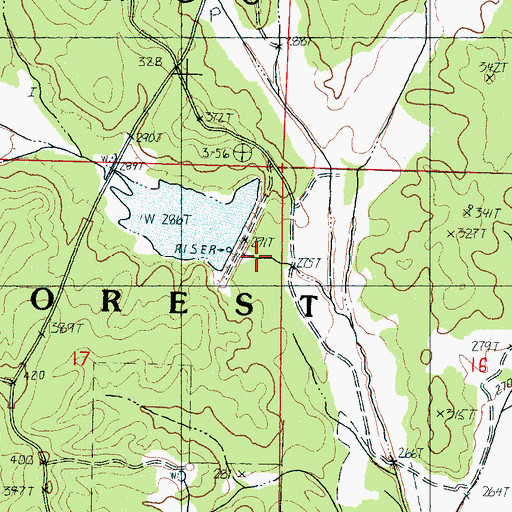 Topographic Map of Y-19c-2 Dam, MS