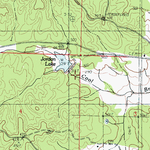 Topographic Map of Y-19a-2 Lake, MS