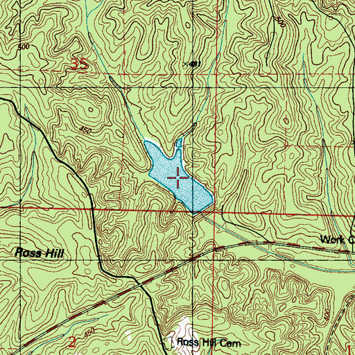 Topographic Map of Reservoir 6-2020, MS