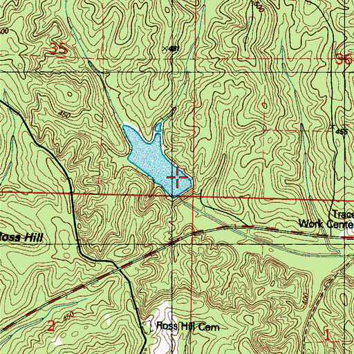 Topographic Map of Dam 6-2020, MS