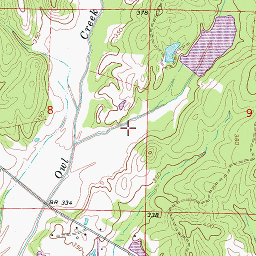 Topographic Map of Chuquatonchee Creek Structure 4a Dam, MS