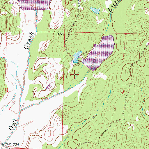 Topographic Map of 4 A-2020 Dam, MS