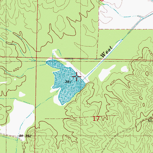Topographic Map of LT-14a-3 Dam, MS