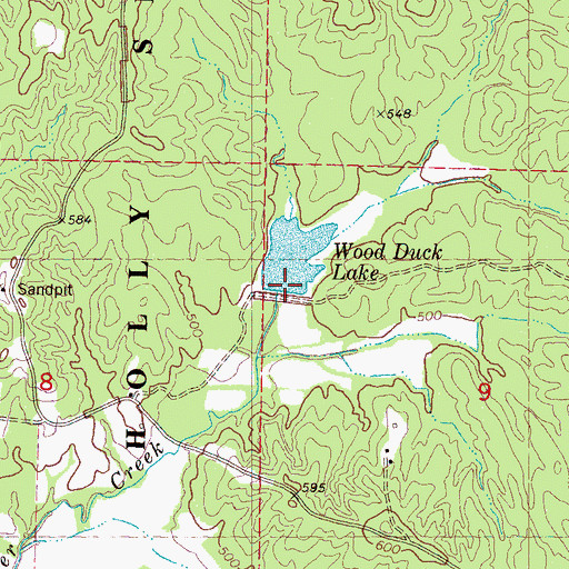 Topographic Map of LT 7-7 Dam, MS