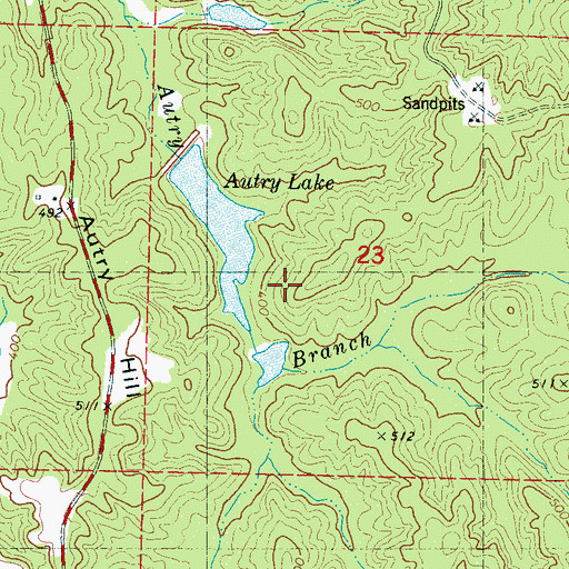 Topographic Map of LT 7-8 Dam, MS