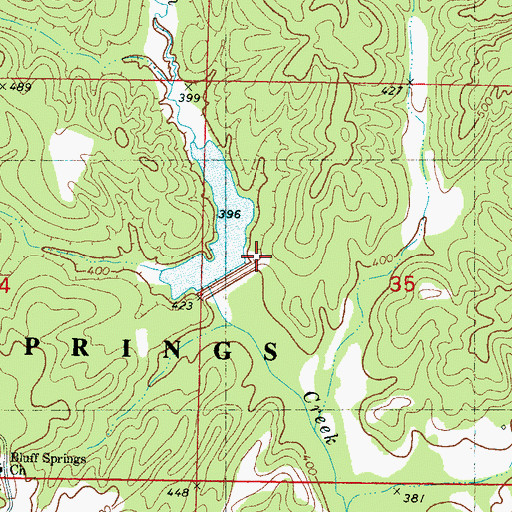 Topographic Map of LT 7-5 Dam, MS