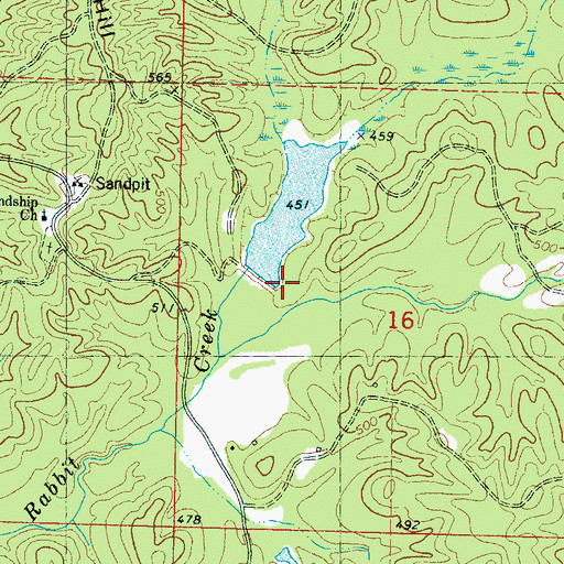 Topographic Map of LT-5-8 Dam, MS