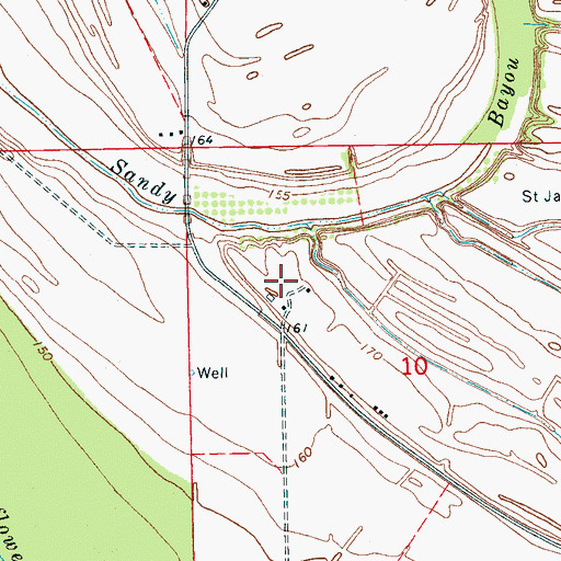 Topographic Map of Coahoma County, MS