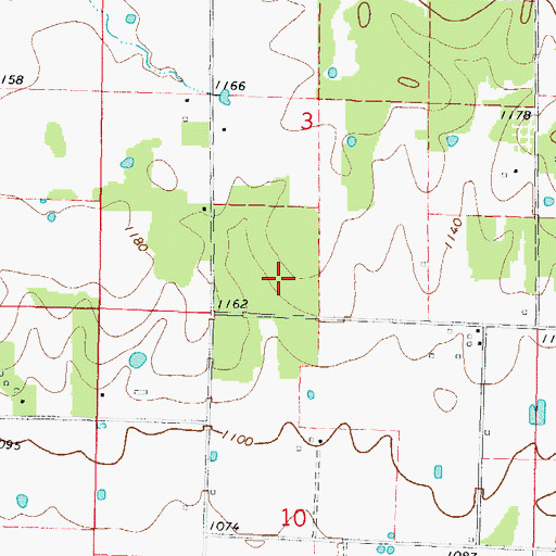 Topographic Map of Township of Beatie (historical), AR