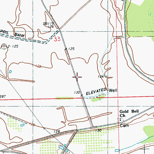 Topographic Map of Leflore County, MS