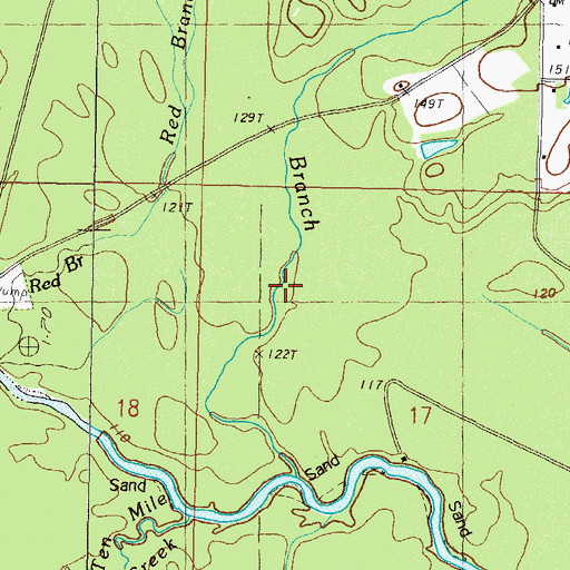 Topographic Map of Stone County, MS