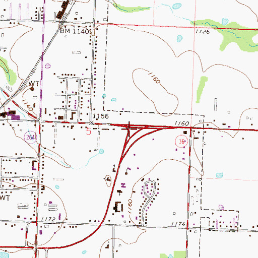 Topographic Map of Township of Hico (historical), AR