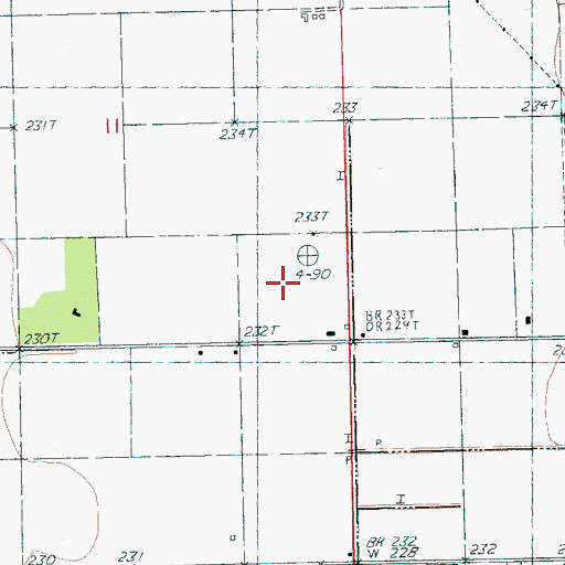 Topographic Map of Township of Big Lake, AR