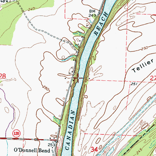 Topographic Map of Township of Swayne (historical), AR