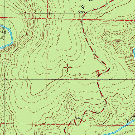 Topographic Map of Township of Jackson, AR