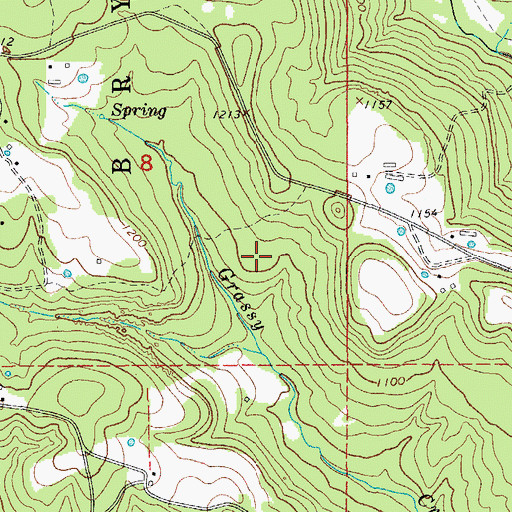 Topographic Map of Township of Bryan, AR