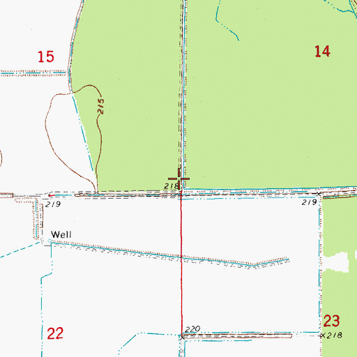 Topographic Map of Township of Dent, AR