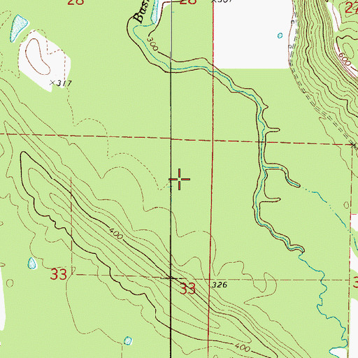 Topographic Map of Township of Mason, AR