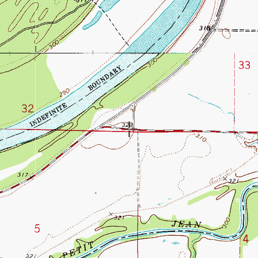 Topographic Map of Township of Wilson (historical), AR