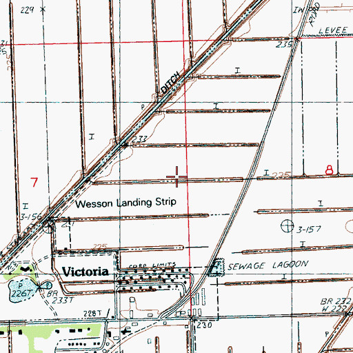 Topographic Map of Mississippi County, AR