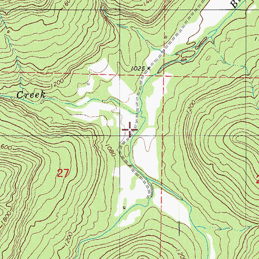 Topographic Map of Holt (historical), AR