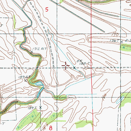Topographic Map of Antioch School (historical), AR