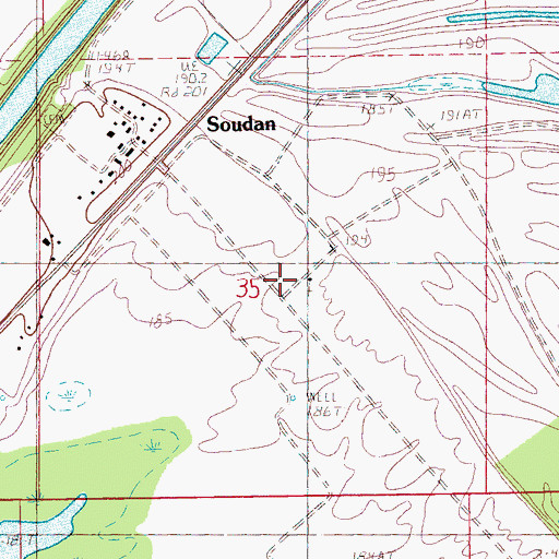 Topographic Map of Mount Zion Church (historical), AR