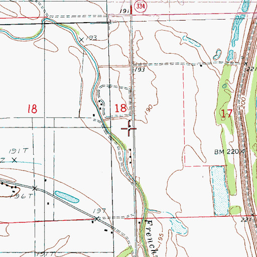 Topographic Map of Rosenwald School (historical), AR