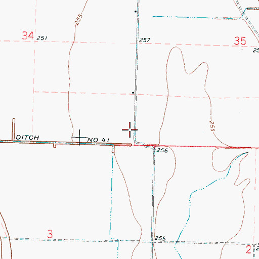 Topographic Map of Union Grove Church (historical), AR
