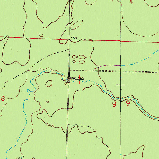 Topographic Map of Pattersons Branch, AR