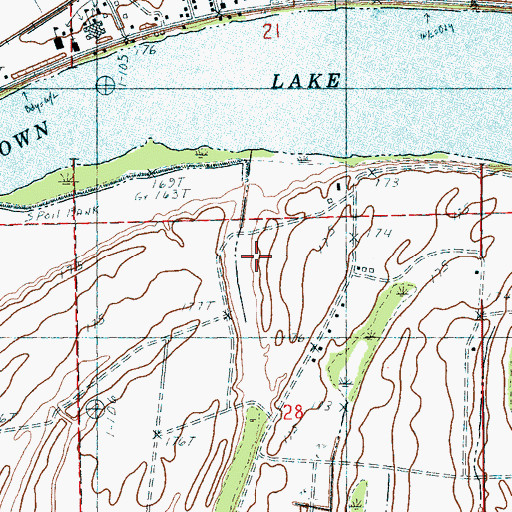 Topographic Map of Church of God (historical), AR